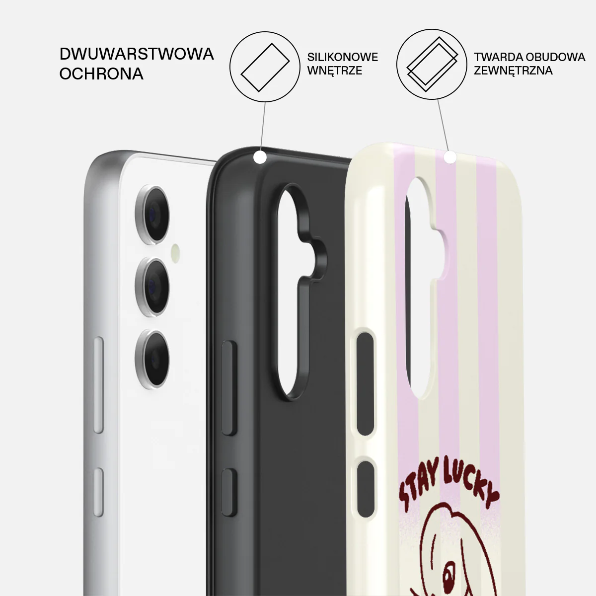 Stay Lucky - Samsung Galaxy A54 Etui - Image 2