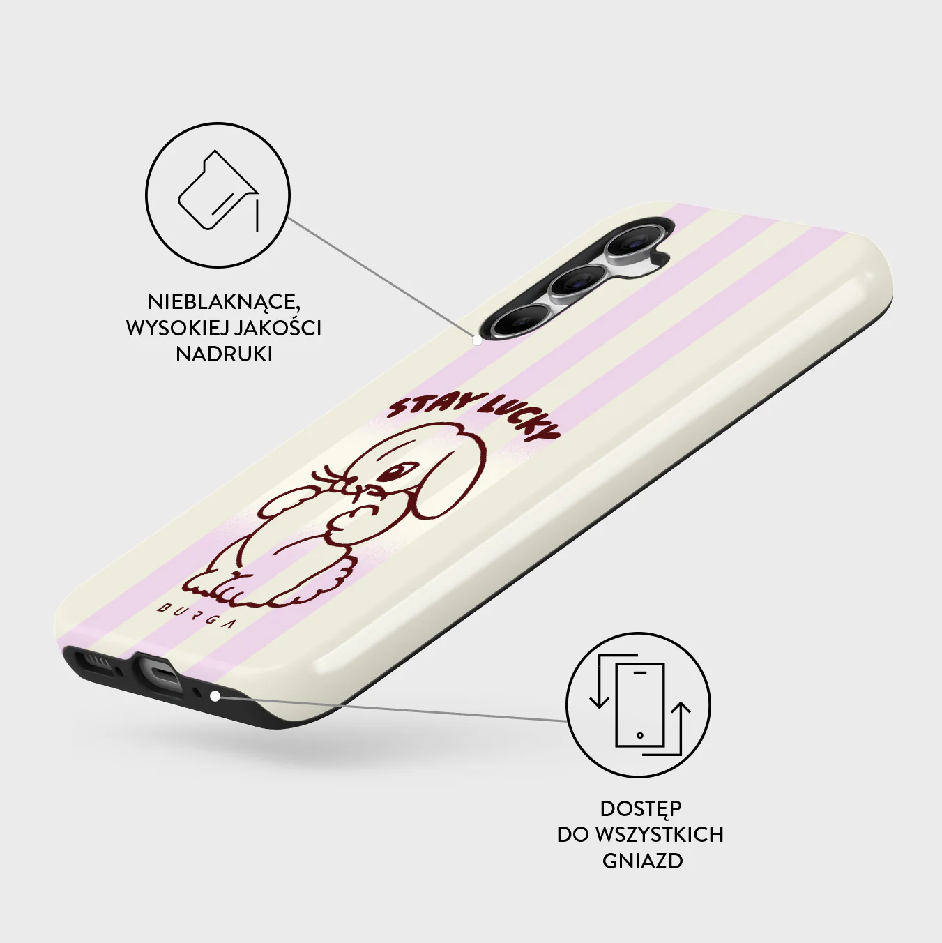 Stay Lucky - Samsung Galaxy A54 Etui - Image 3