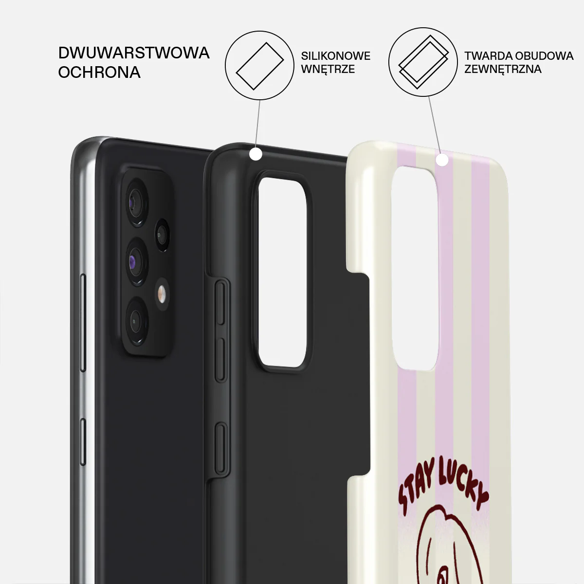 Stay Lucky - Samsung Galaxy A72 4G / 5G Etui - Image 6