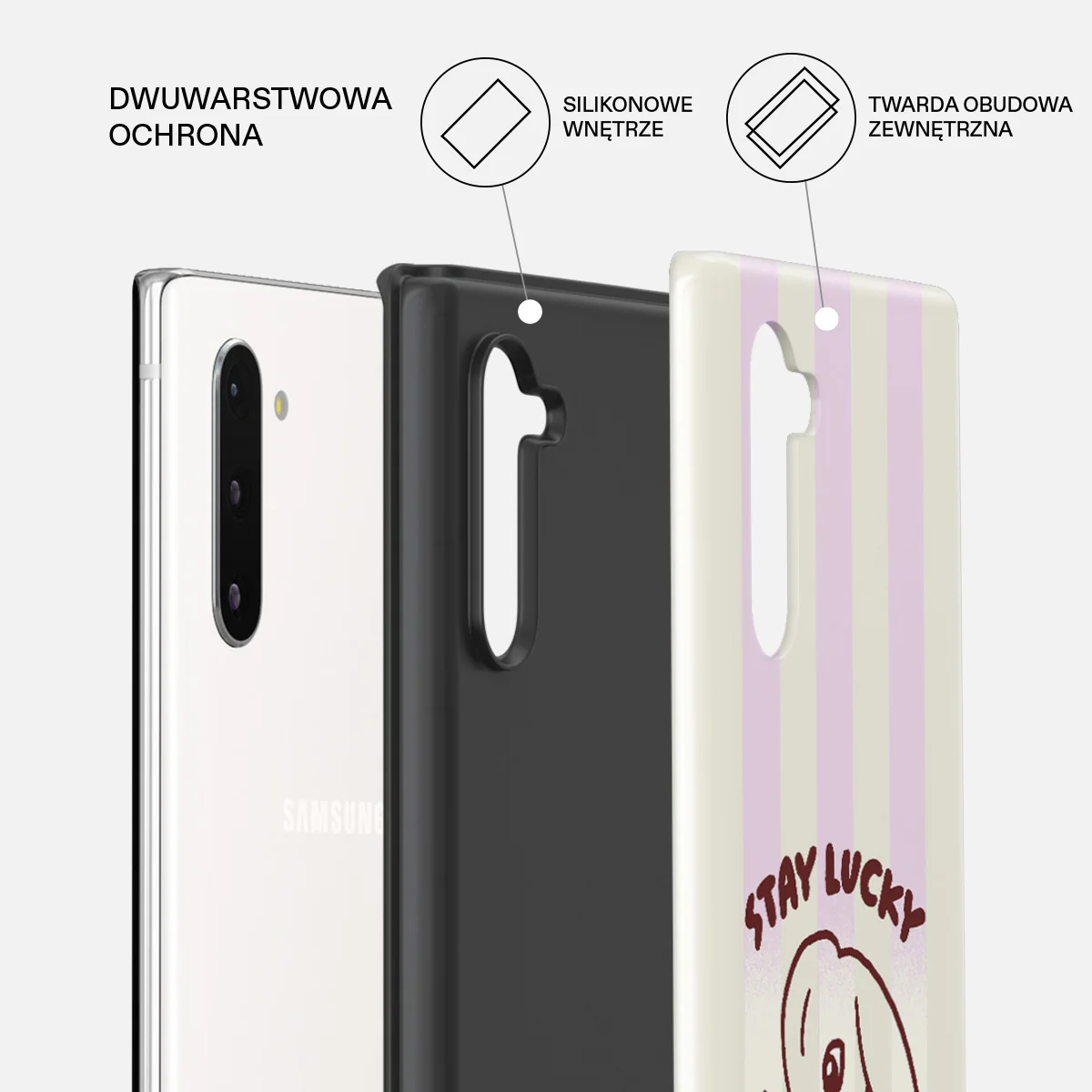Stay Lucky - Samsung Galaxy Note 10 Etui - Image 6