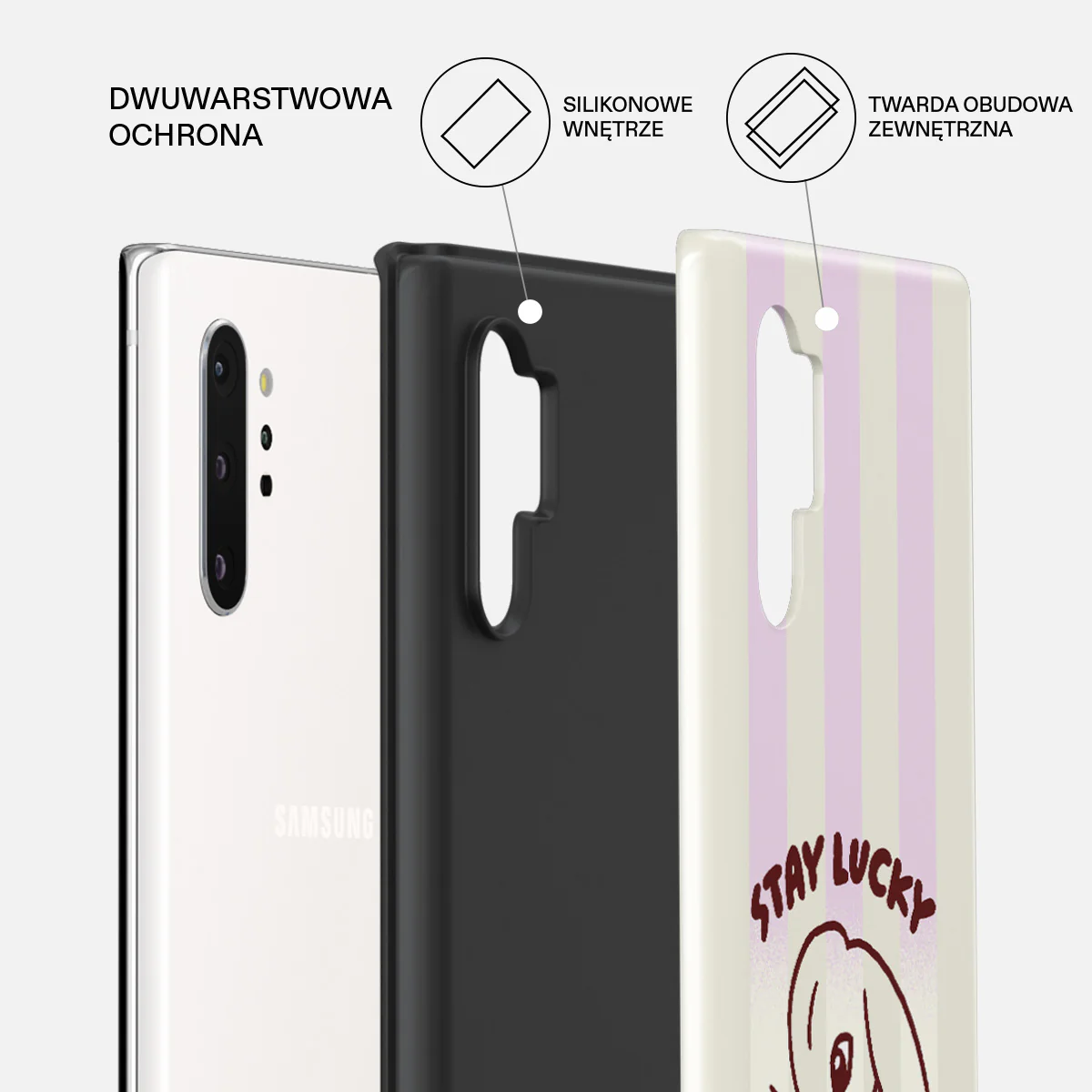 Stay Lucky - Samsung Galaxy Note 10 Plus Etui - Image 6