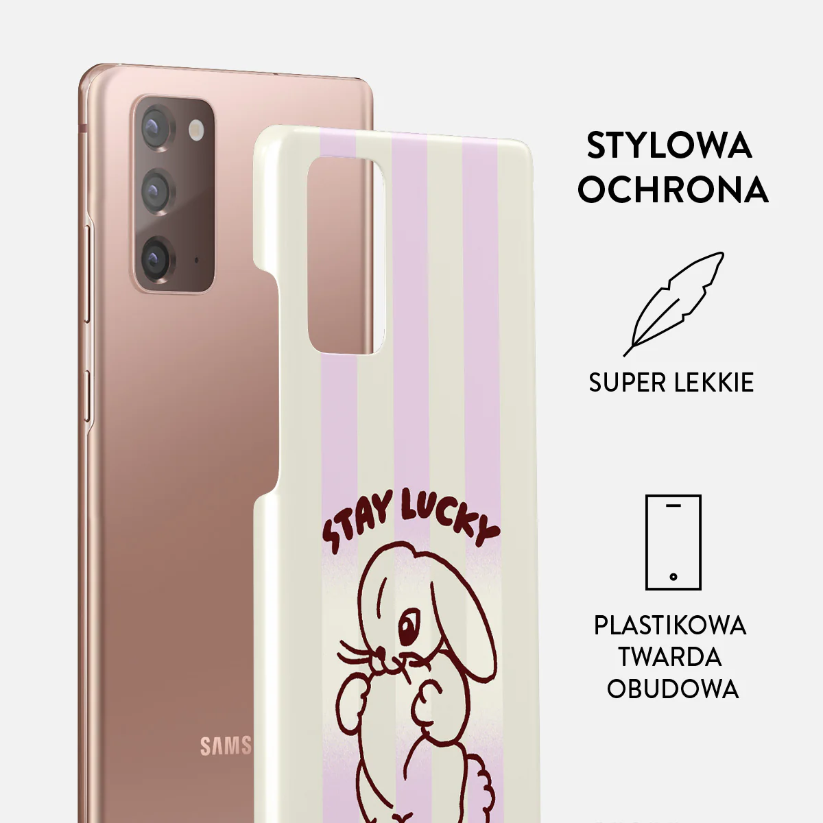 Stay Lucky - Samsung Galaxy Note 20 4G / 5G Etui - Image 2