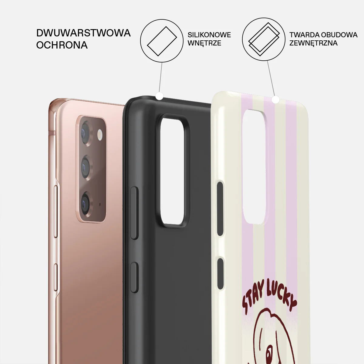 Stay Lucky - Samsung Galaxy Note 20 4G / 5G Etui - Image 6