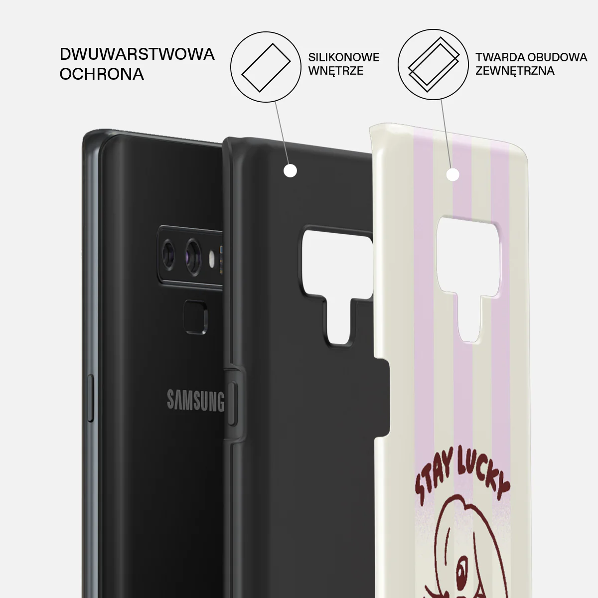 Stay Lucky - Samsung Galaxy Note 9 Etui - Image 6