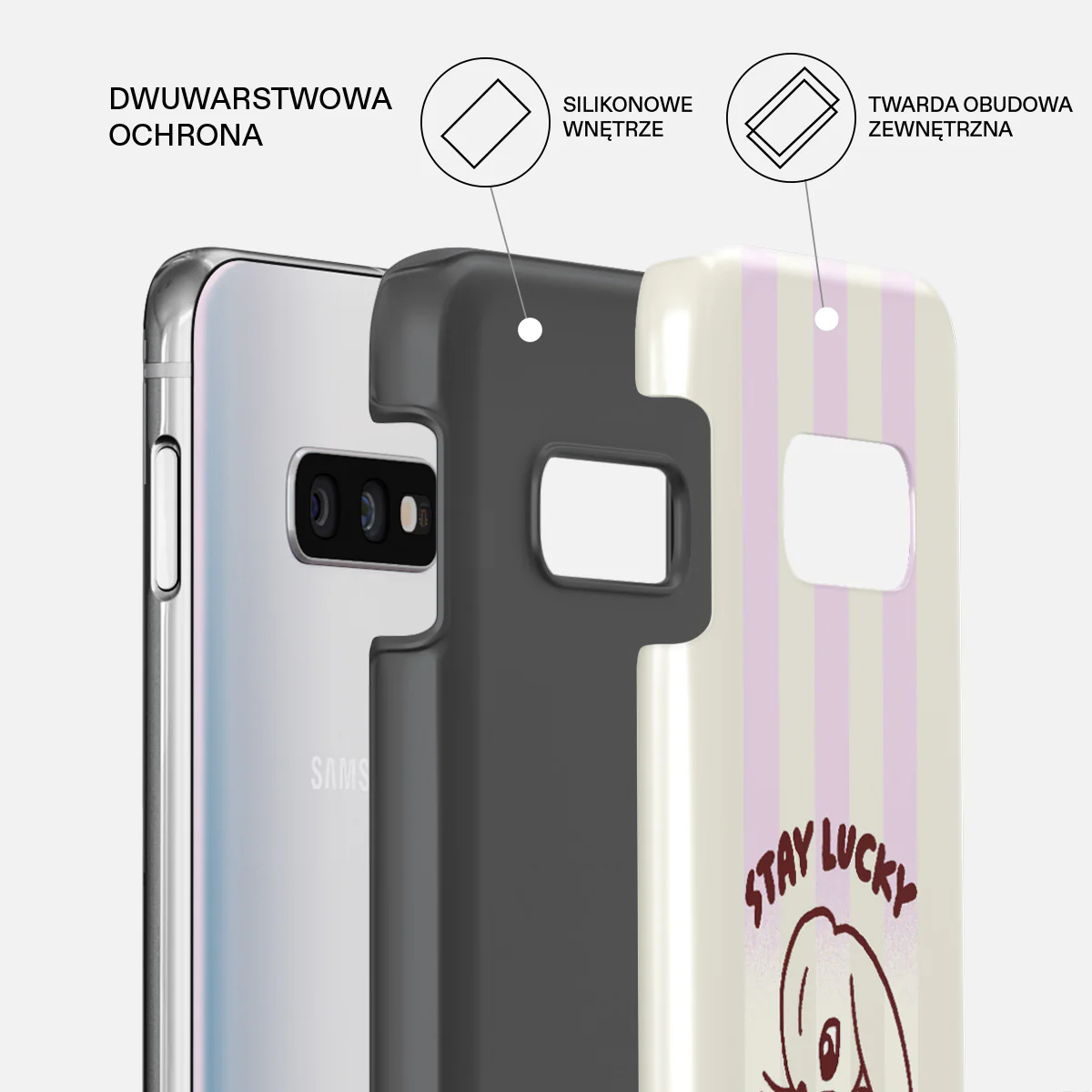 Stay Lucky - Samsung Galaxy S10E Etui - Image 2