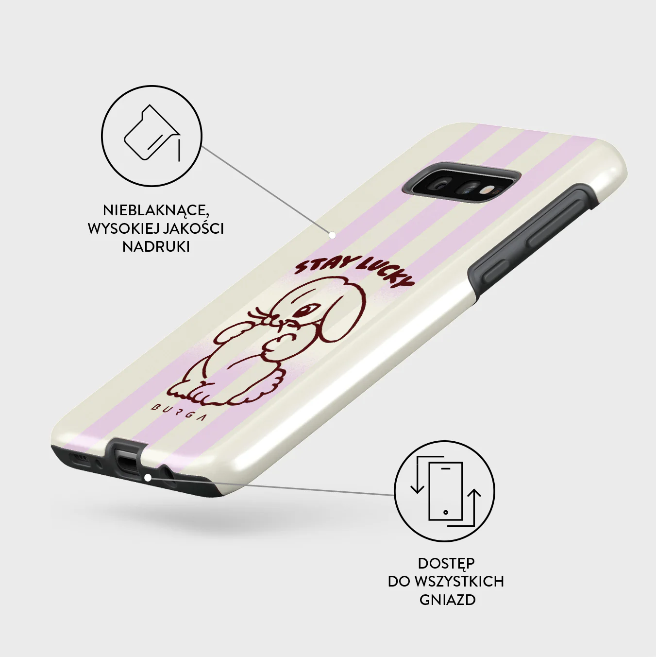 Stay Lucky - Samsung Galaxy S10E Etui - Image 3