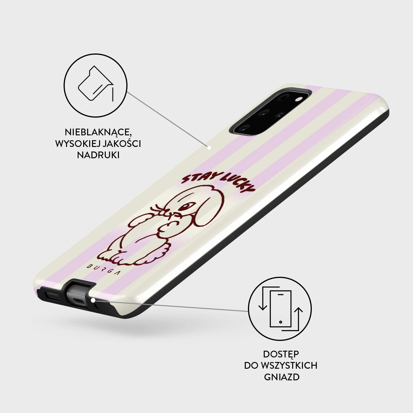 Stay Lucky - Samsung Galaxy S20 Plus 4G / 5G Etui - Image 3