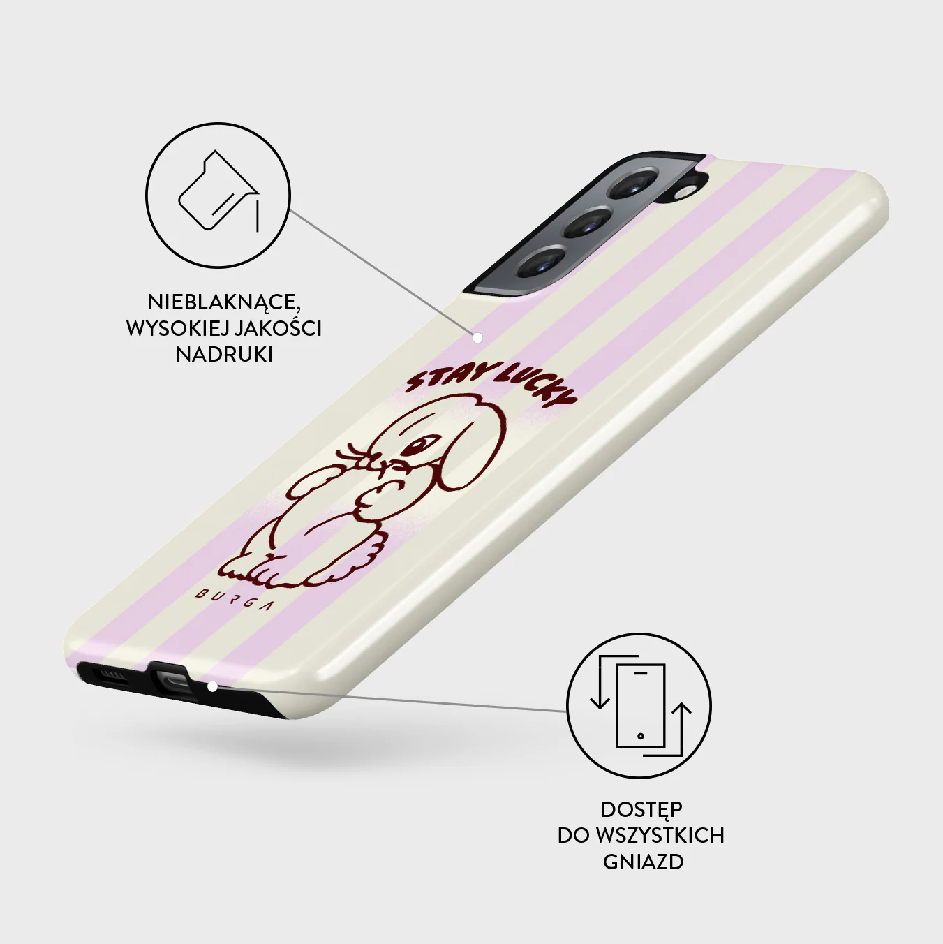 Stay Lucky - Samsung Galaxy S21 Etui - Image 3