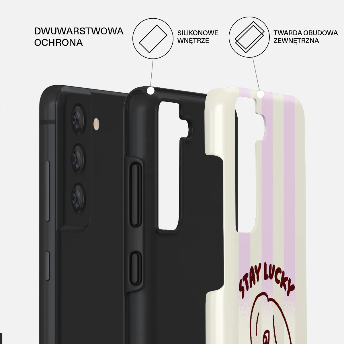 Stay Lucky - Samsung Galaxy S21 FE Etui - Image 2