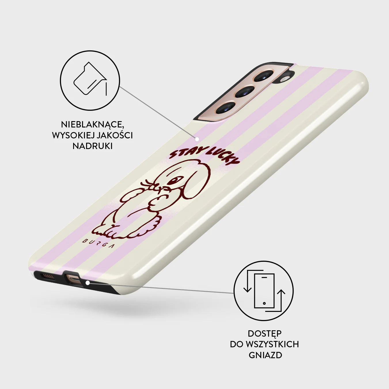 Stay Lucky - Samsung Galaxy S21 Plus Etui - Image 3