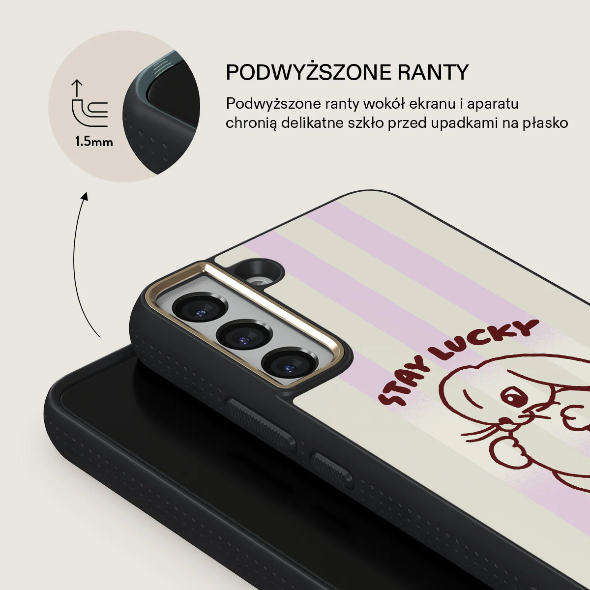 Stay Lucky - Samsung Galaxy S22 Etui - Image 8