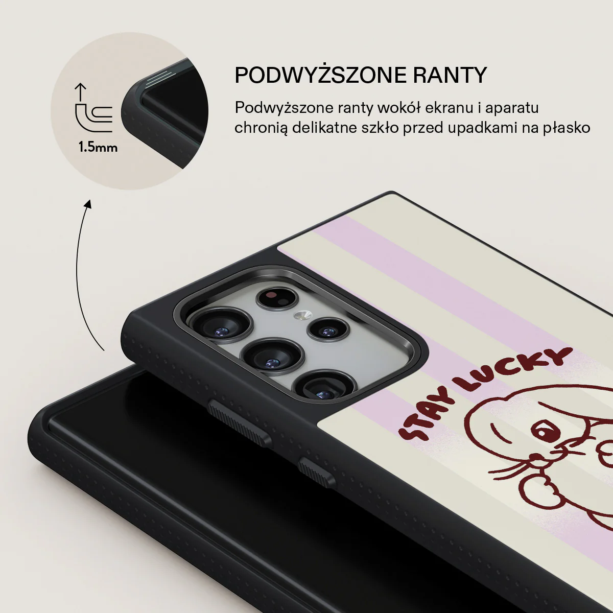 Stay Lucky - Samsung Galaxy S22 Ultra Etui - Image 15