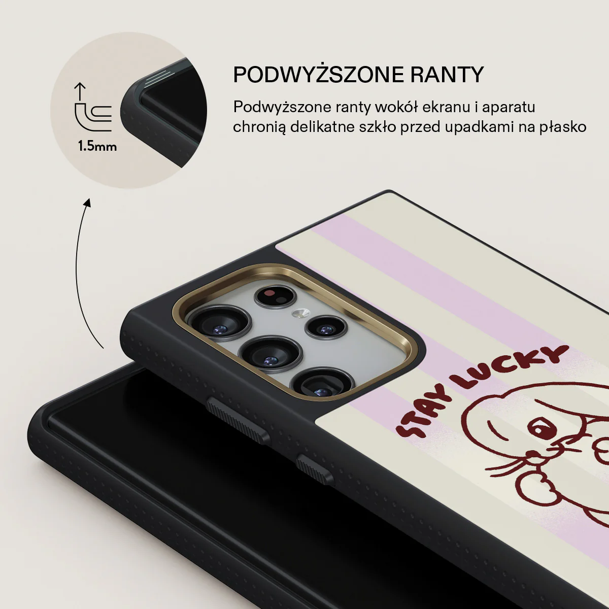 Stay Lucky - Samsung Galaxy S22 Ultra Etui - Image 8