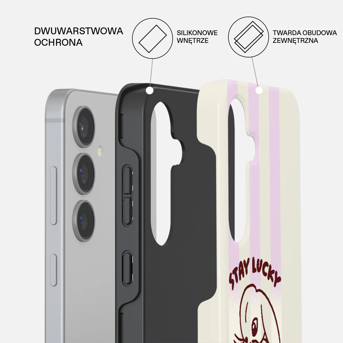 Stay Lucky - Samsung Galaxy S24 FE Etui - Image 2