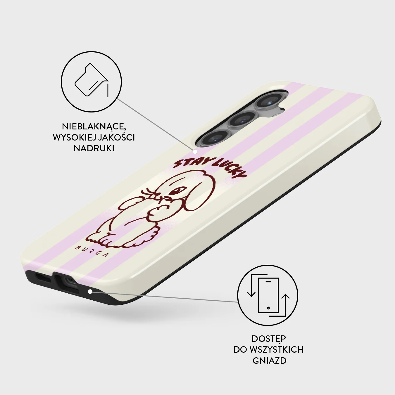 Stay Lucky - Samsung Galaxy S24 FE Etui - Image 3