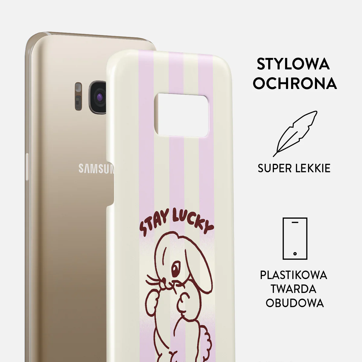 Stay Lucky - Samsung Galaxy S8 Etui - Image 2