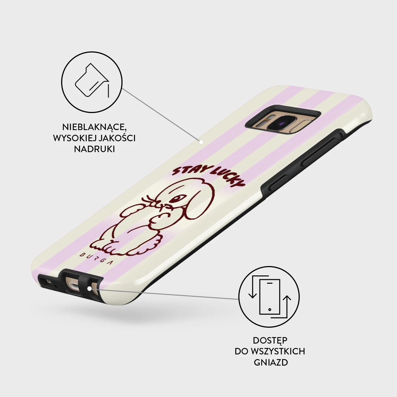 Stay Lucky - Samsung Galaxy S8 Etui - Image 7