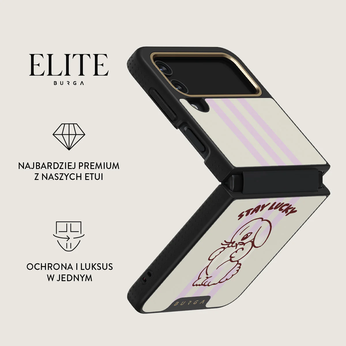 Stay Lucky - Samsung Galaxy Z Flip 4 Etui - Image 15