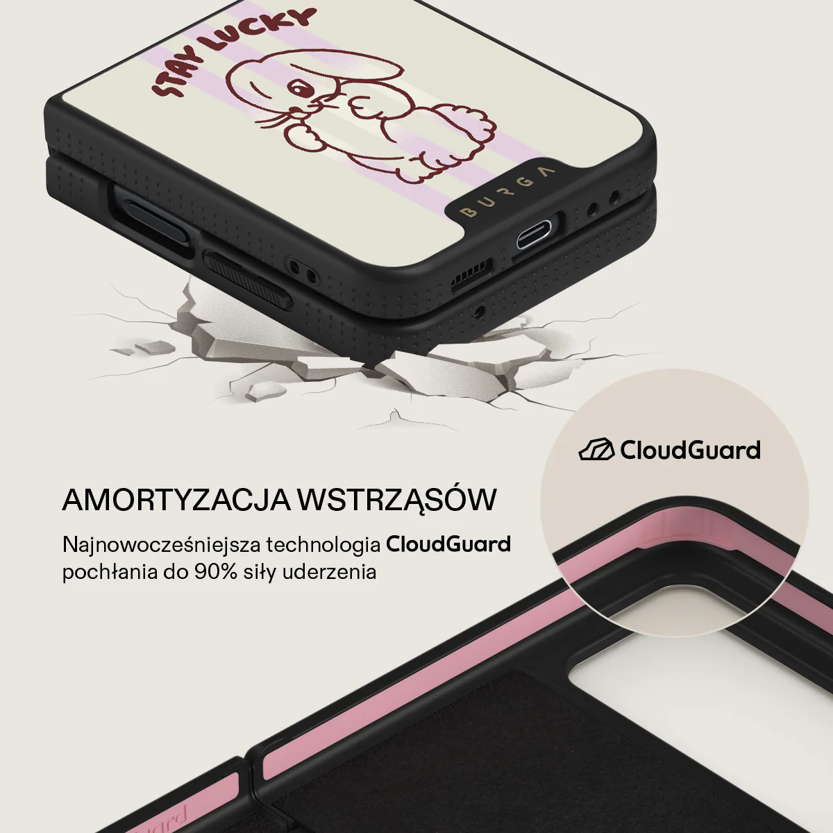 Stay Lucky - Samsung Galaxy Z Flip 4 Etui - Image 16