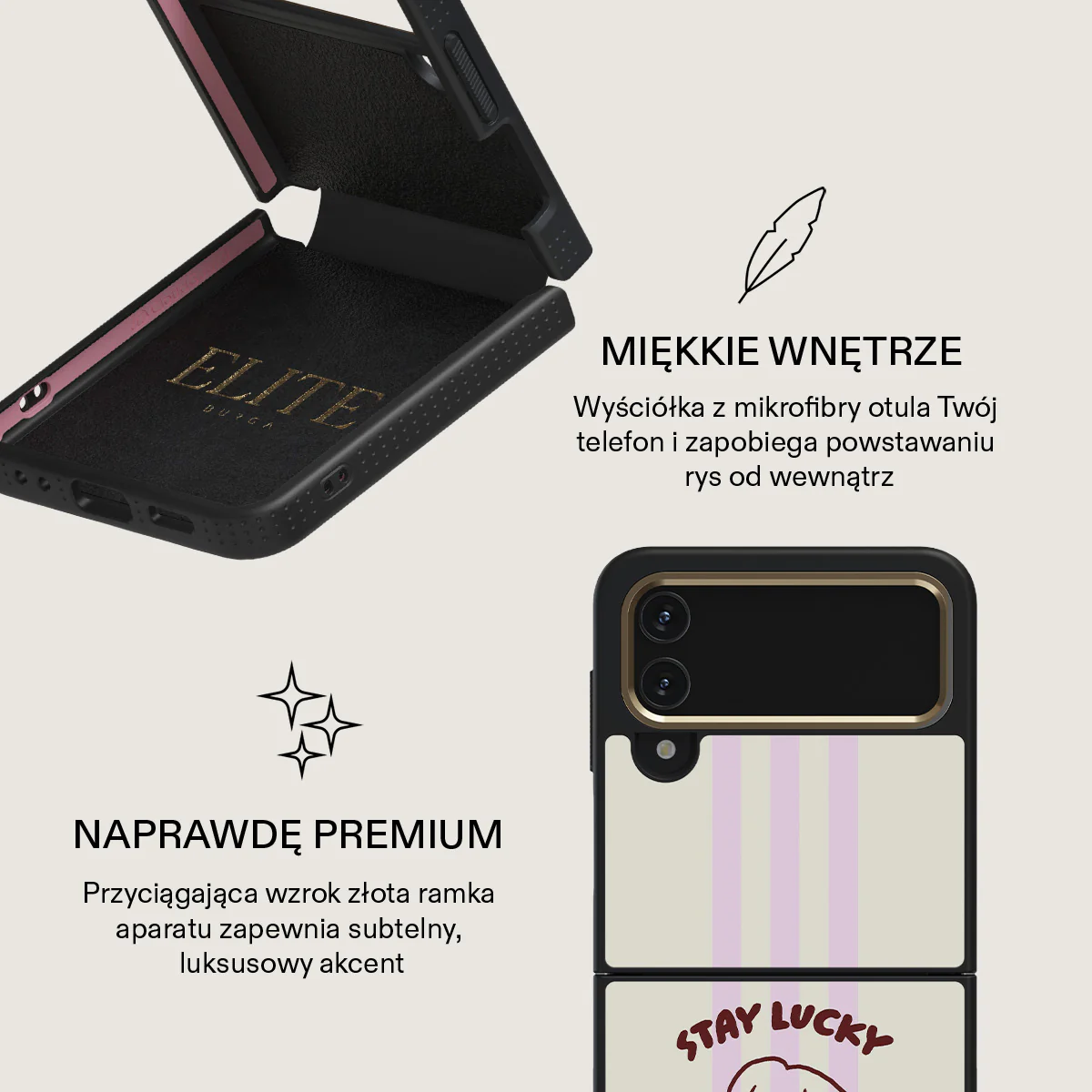 Stay Lucky - Samsung Galaxy Z Flip 4 Etui - Image 19