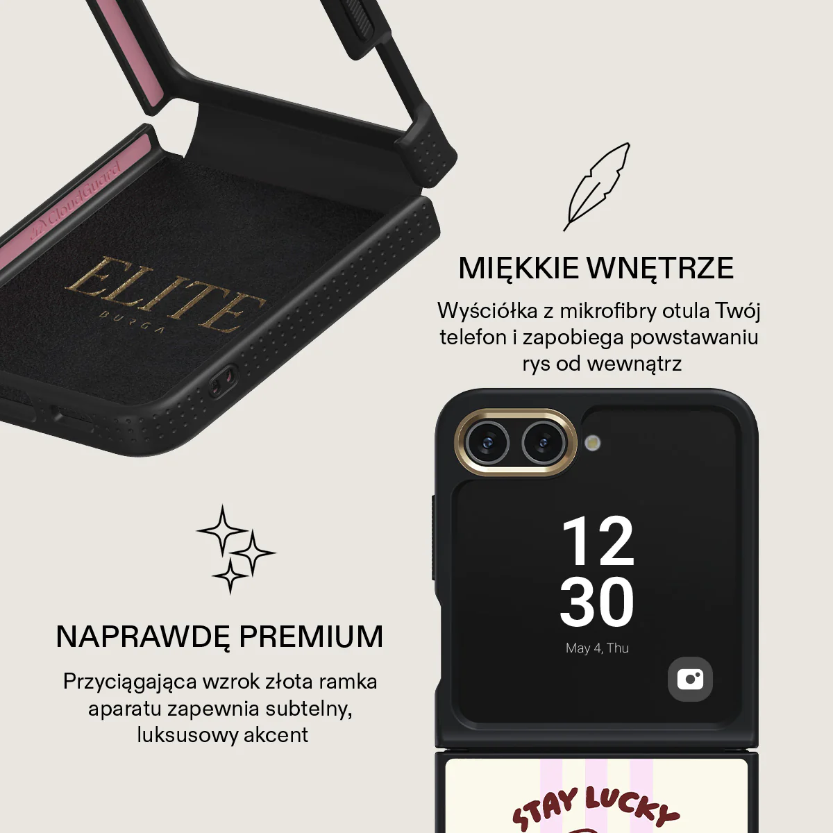 Stay Lucky - Samsung Galaxy Z Flip 5 Etui - Image 13
