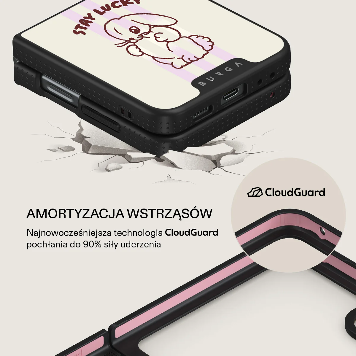 Stay Lucky - Samsung Galaxy Z Flip 5 Etui - Image 17