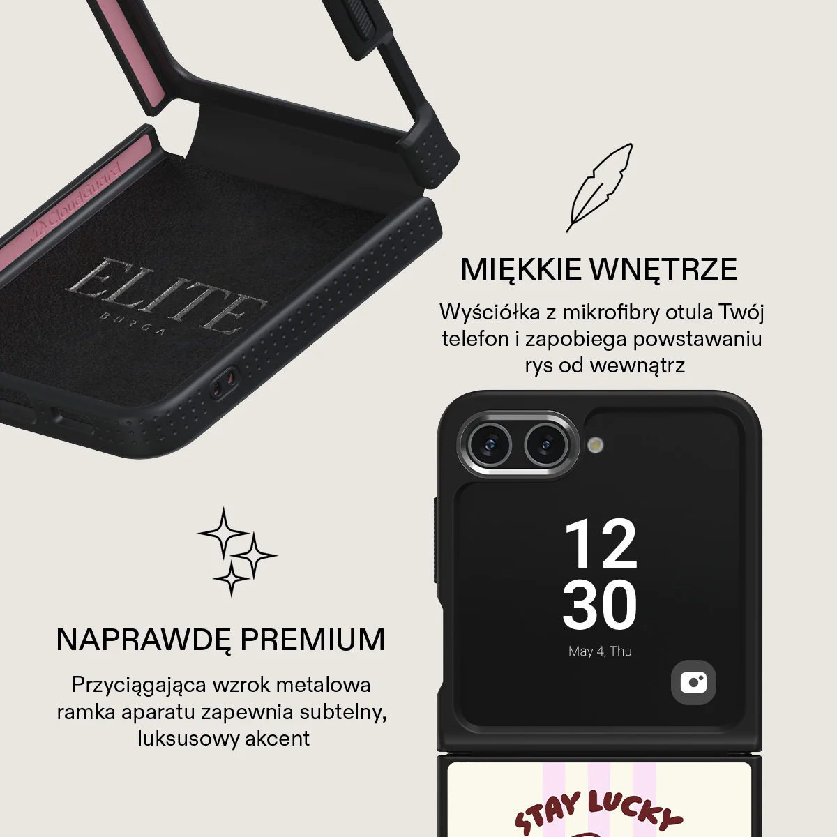 Stay Lucky - Samsung Galaxy Z Flip 5 Etui - Image 20