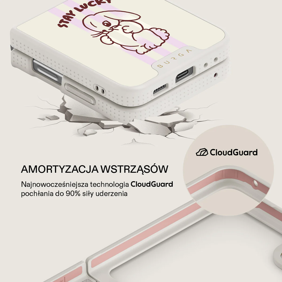 Stay Lucky - Samsung Galaxy Z Flip 5 Etui - Image 24