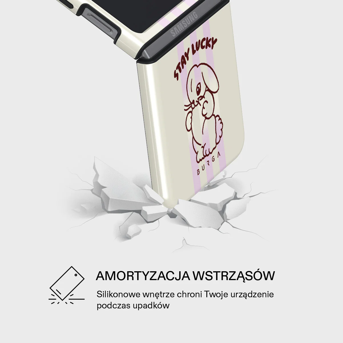 Stay Lucky - Samsung Galaxy Z Flip 5 Etui - Image 4
