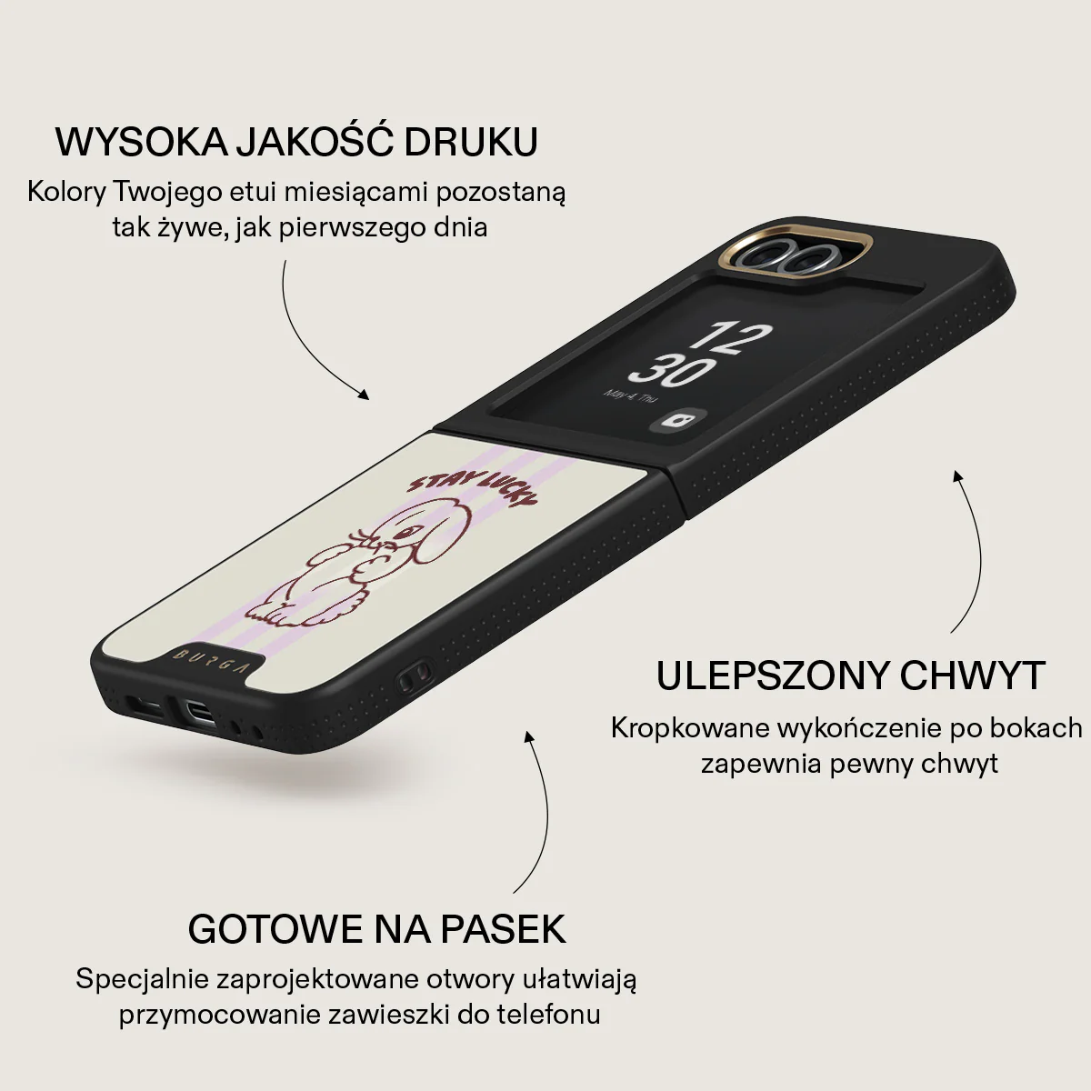 Stay Lucky - Samsung Galaxy Z Flip 6 Etui - Image 10