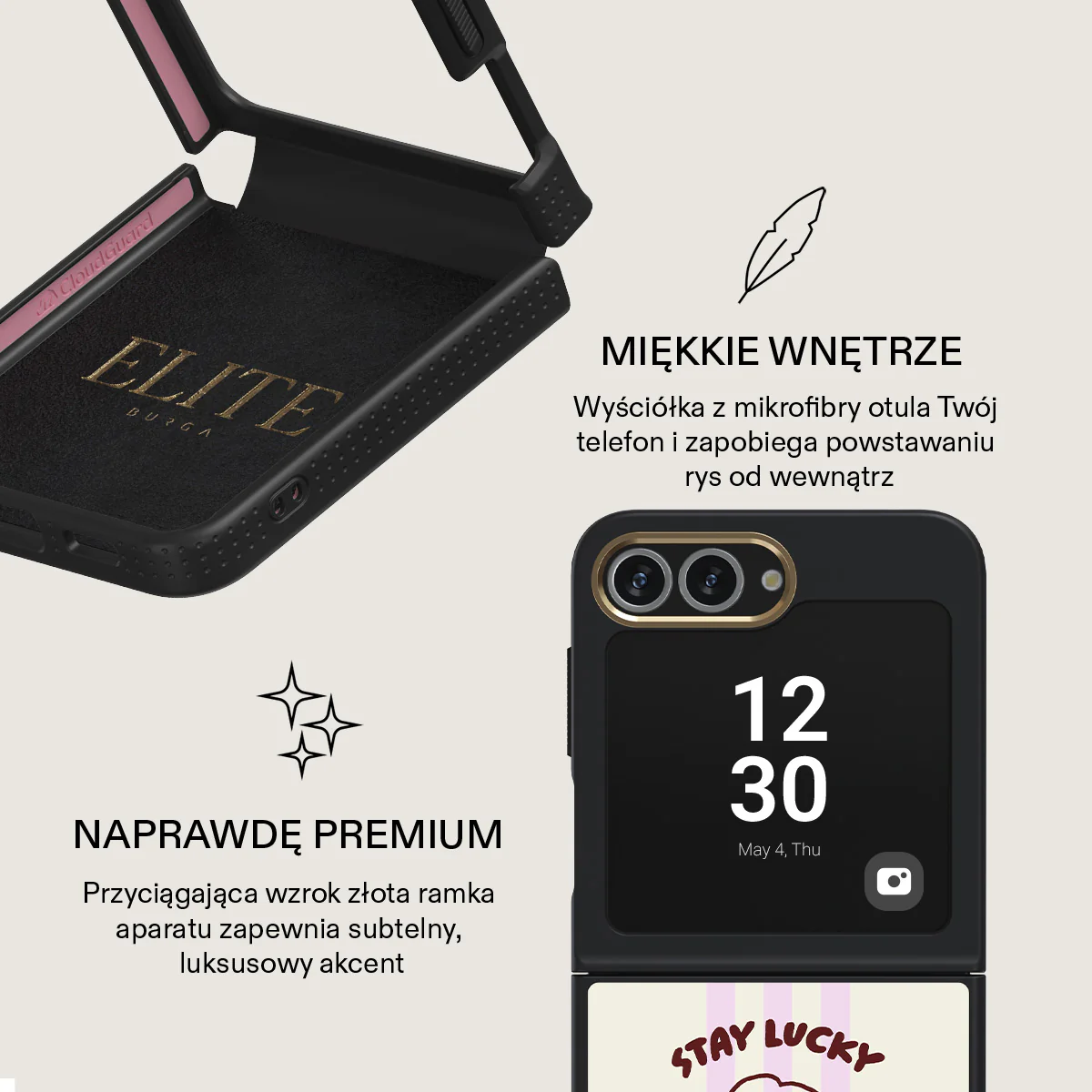 Stay Lucky - Samsung Galaxy Z Flip 6 Etui - Image 11
