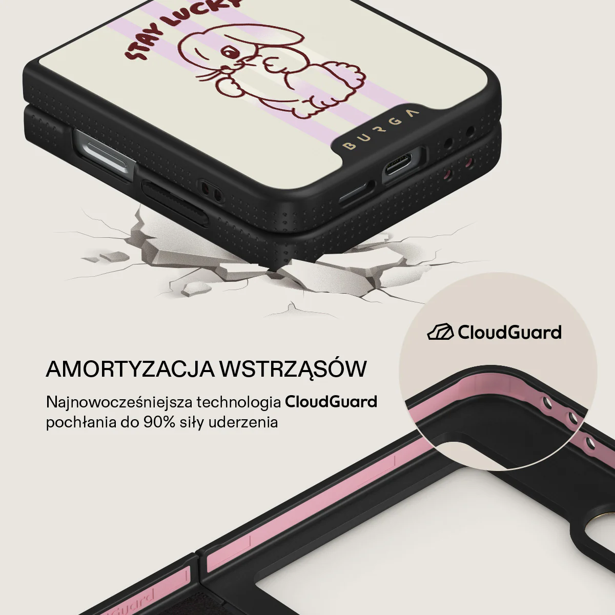 Stay Lucky - Samsung Galaxy Z Flip 6 Etui - Image 8