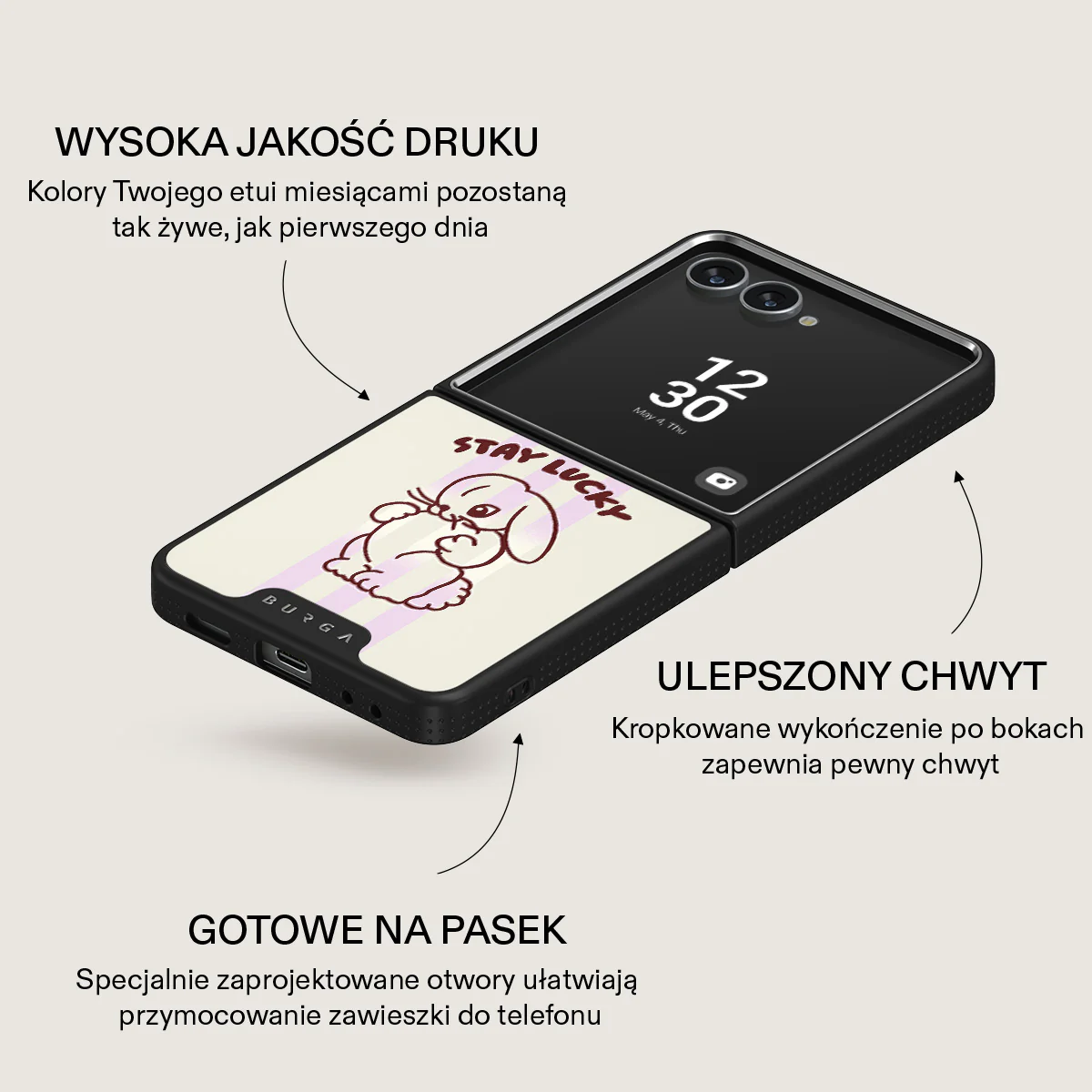 Stay Lucky - Samsung Galaxy Z Flip 7 Etui - Image 16