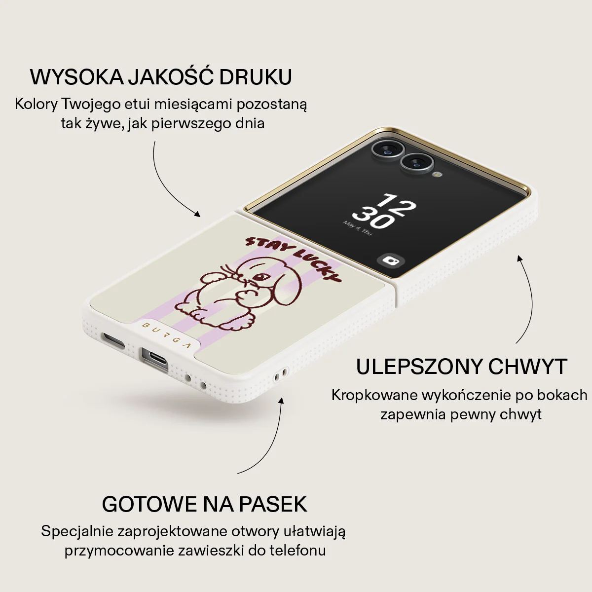 Stay Lucky - Samsung Galaxy Z Flip 7 Etui - Image 23