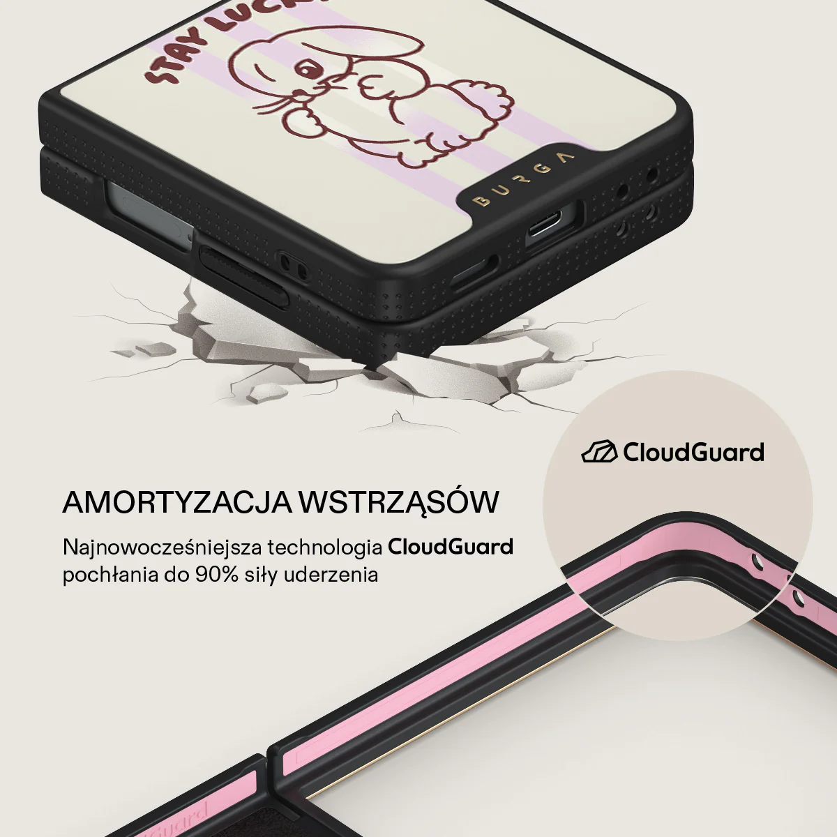 Stay Lucky - Samsung Galaxy Z Flip 7 Etui - Image 7