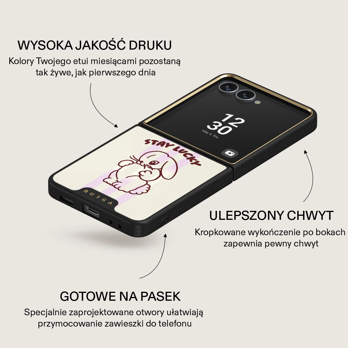 Stay Lucky - Samsung Galaxy Z Flip 7 Etui - Image 9
