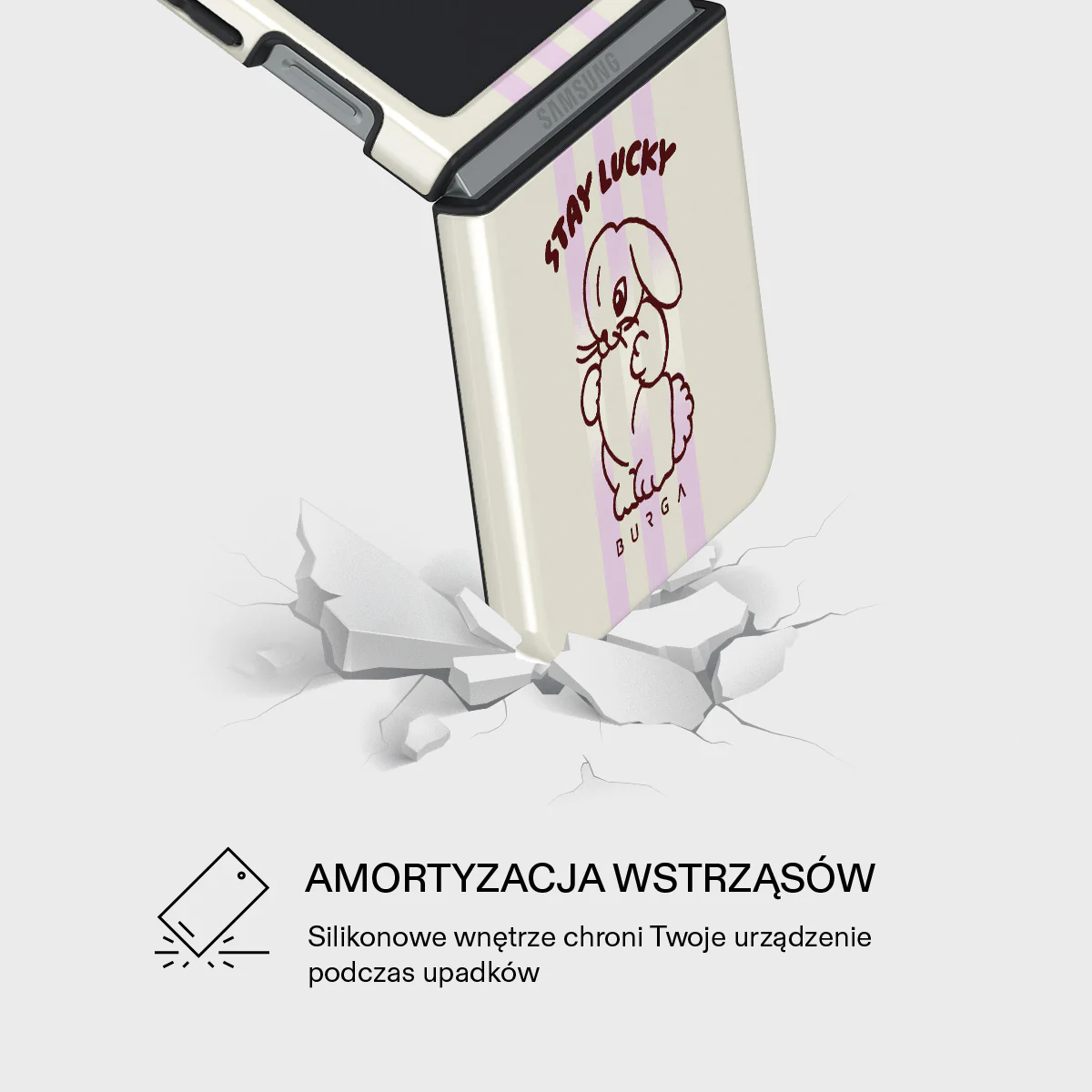 Stay Lucky - Samsung Galaxy Z Flip 7 FE Etui - Image 4