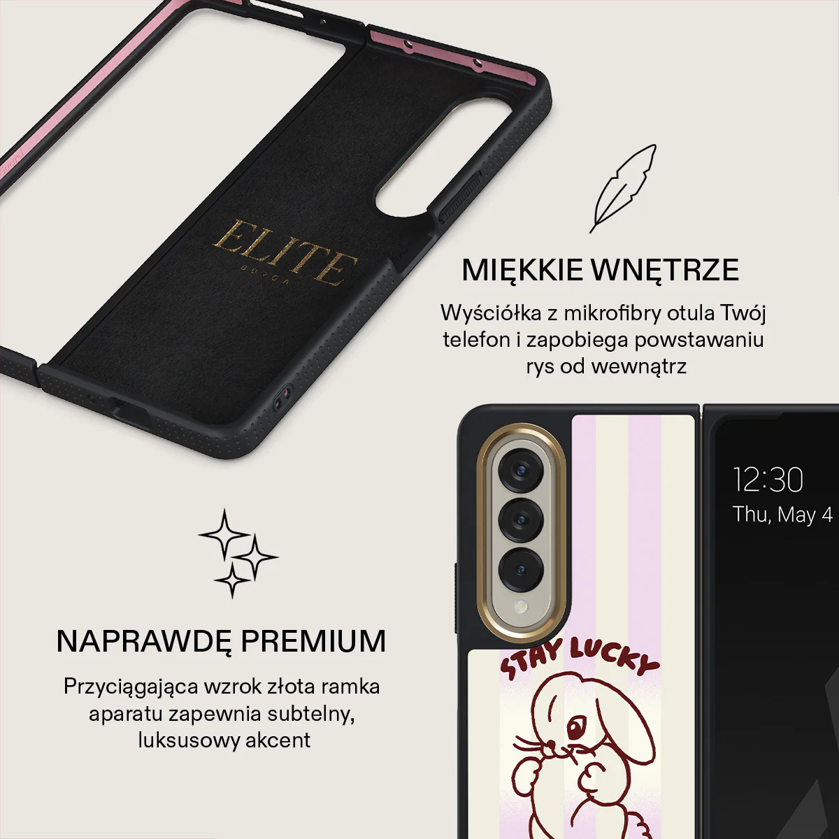Stay Lucky - Samsung Galaxy Z Fold 4 Etui - Image 11