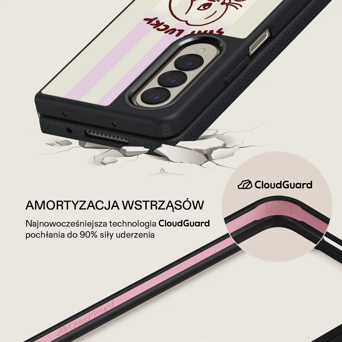 Stay Lucky - Samsung Galaxy Z Fold 4 Etui - Image 15