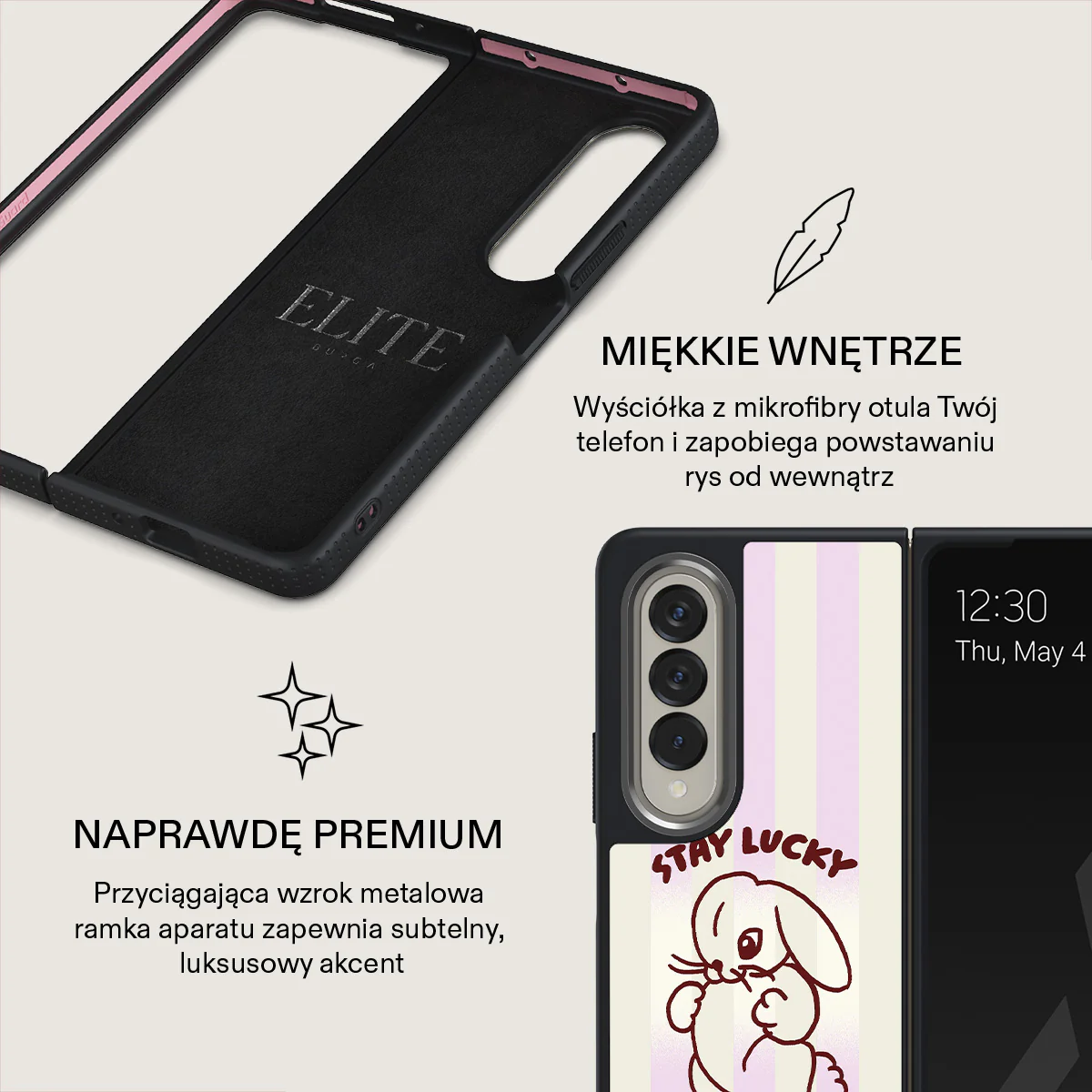 Stay Lucky - Samsung Galaxy Z Fold 4 Etui - Image 18