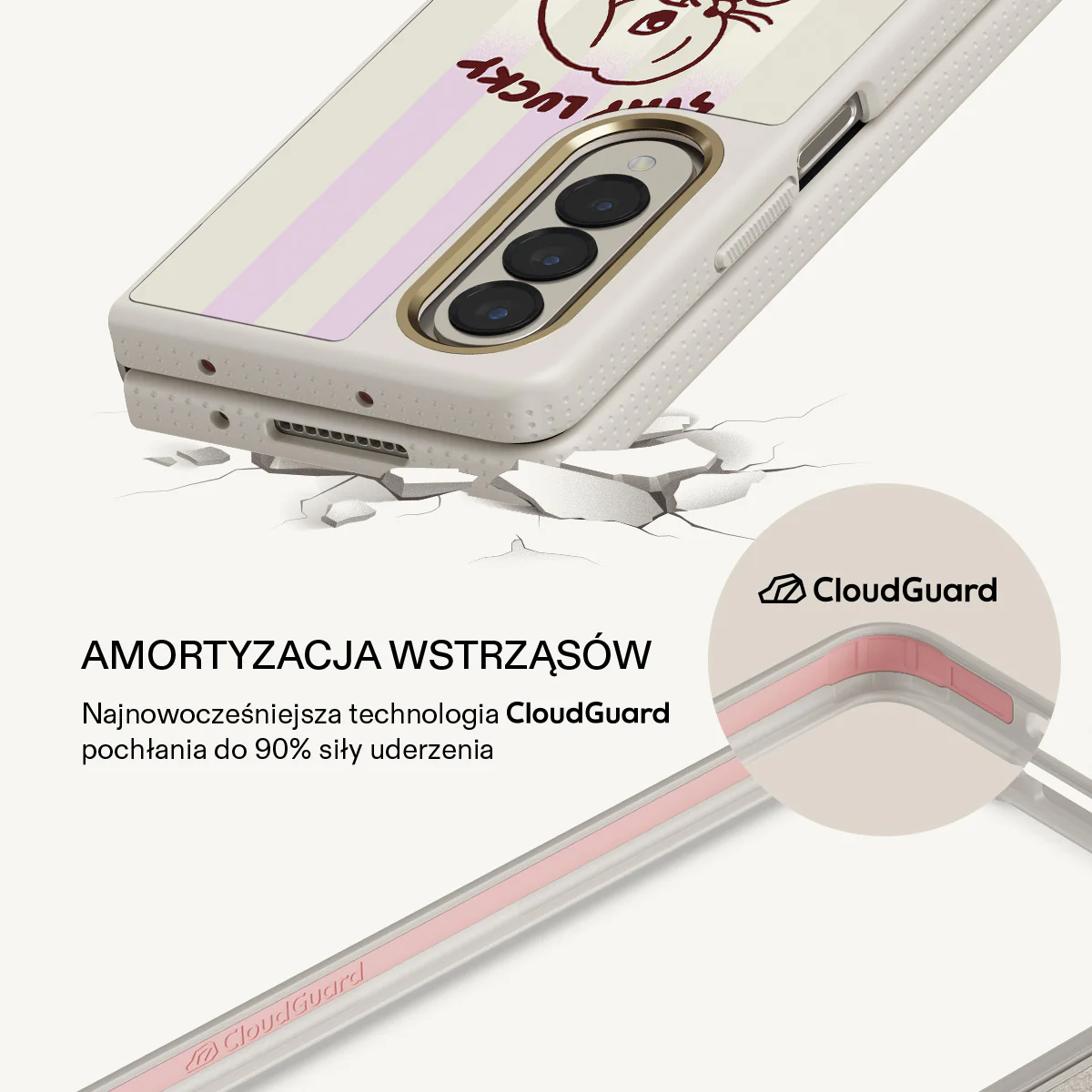 Stay Lucky - Samsung Galaxy Z Fold 4 Etui - Image 22