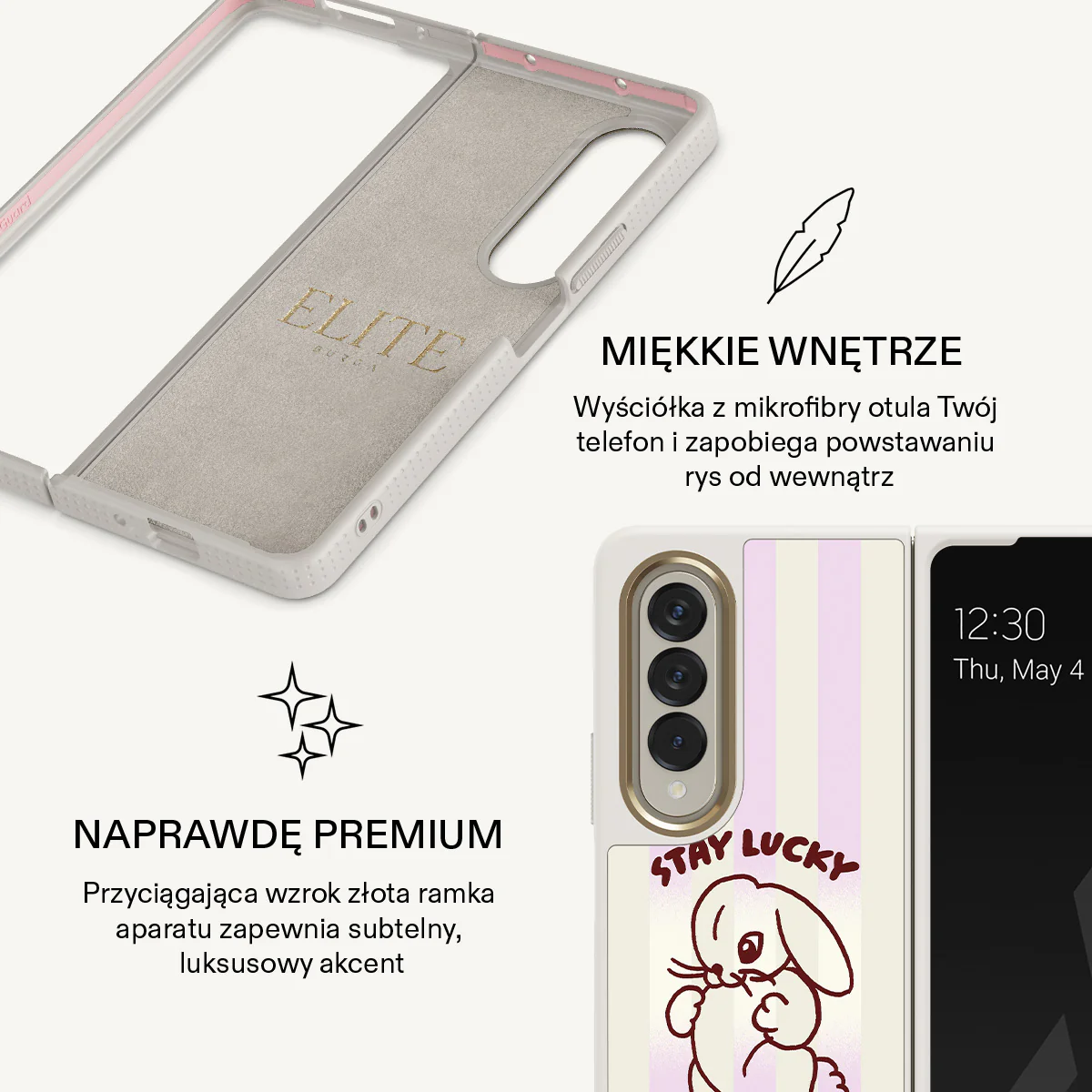 Stay Lucky - Samsung Galaxy Z Fold 4 Etui - Image 25