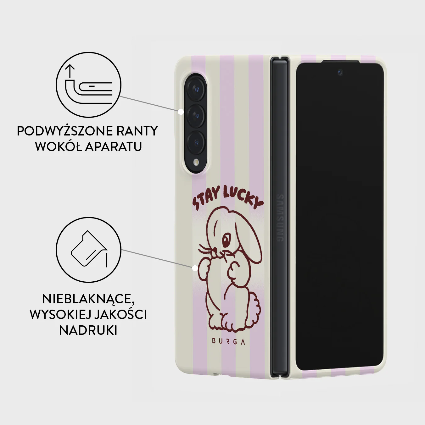 Stay Lucky - Samsung Galaxy Z Fold 4 Etui - Image 3
