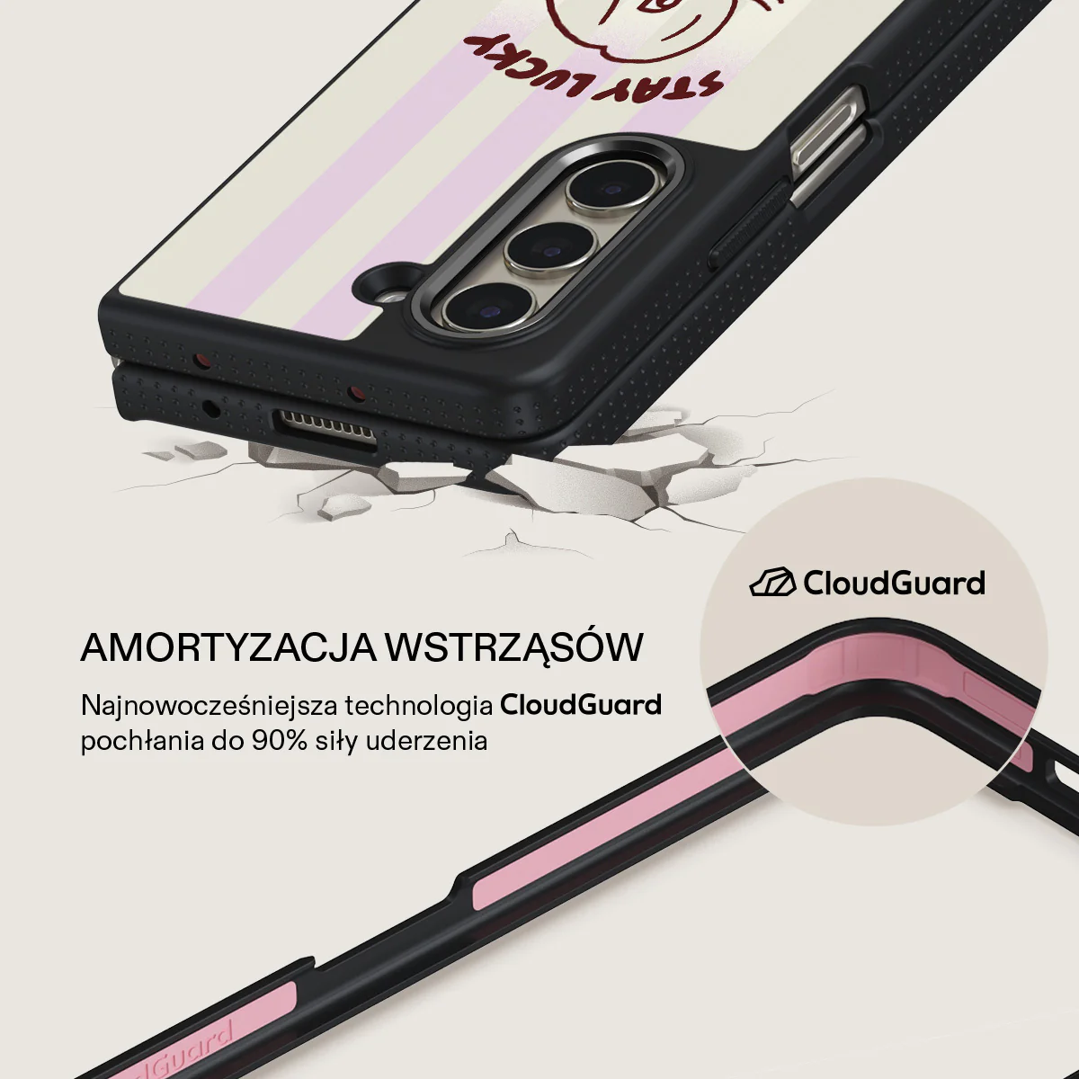 Stay Lucky - Samsung Galaxy Z Fold 5 Etui - Image 10