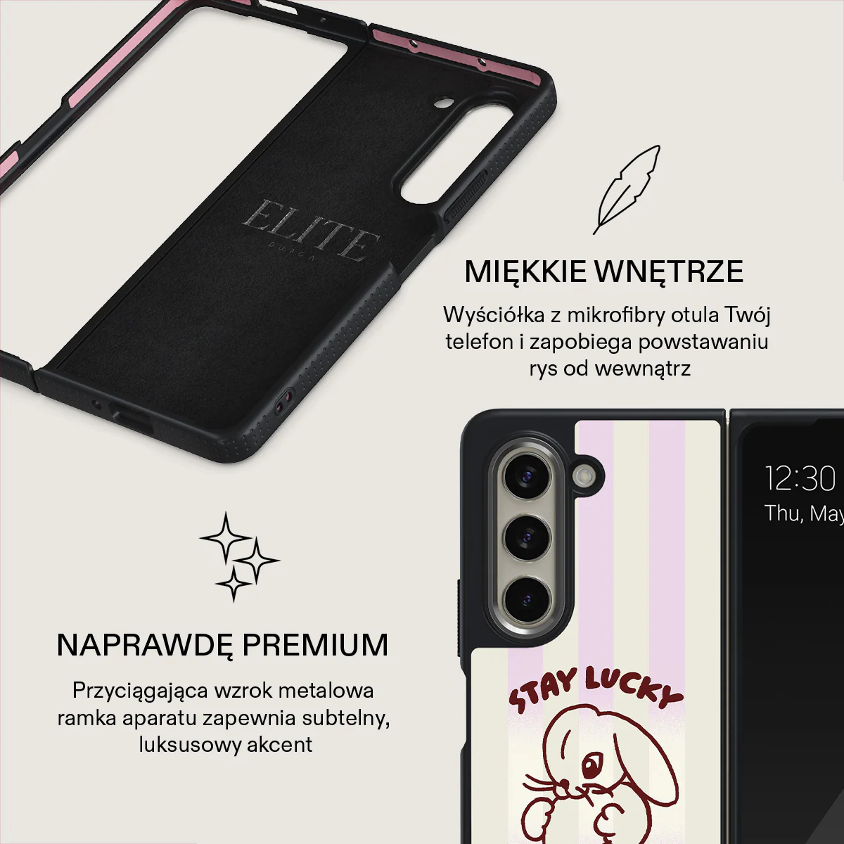 Stay Lucky - Samsung Galaxy Z Fold 5 Etui - Image 13