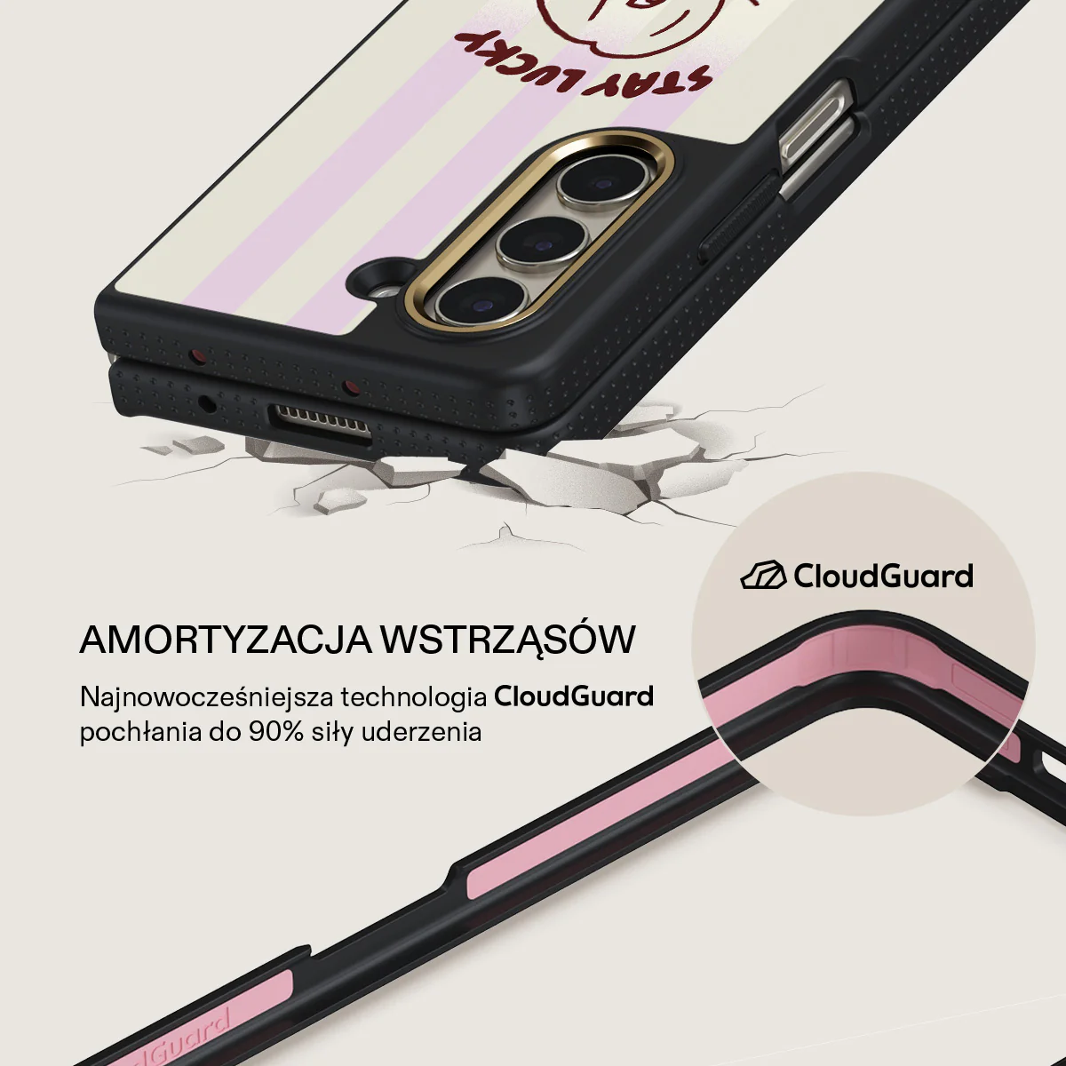 Stay Lucky - Samsung Galaxy Z Fold 5 Etui - Image 3