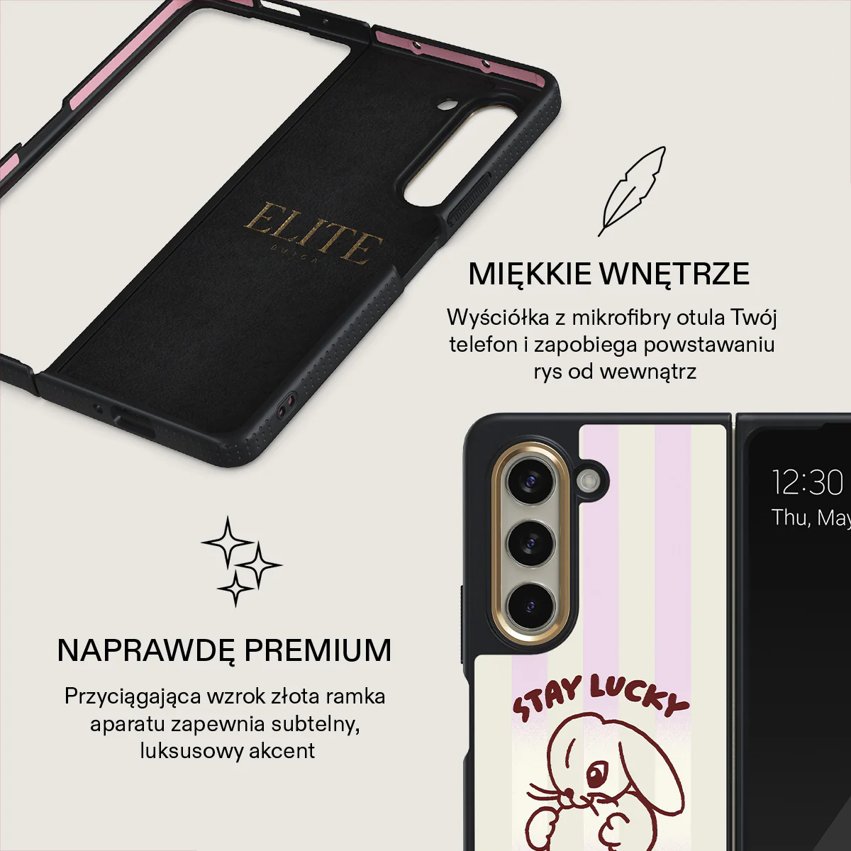 Stay Lucky - Samsung Galaxy Z Fold 5 Etui - Image 6