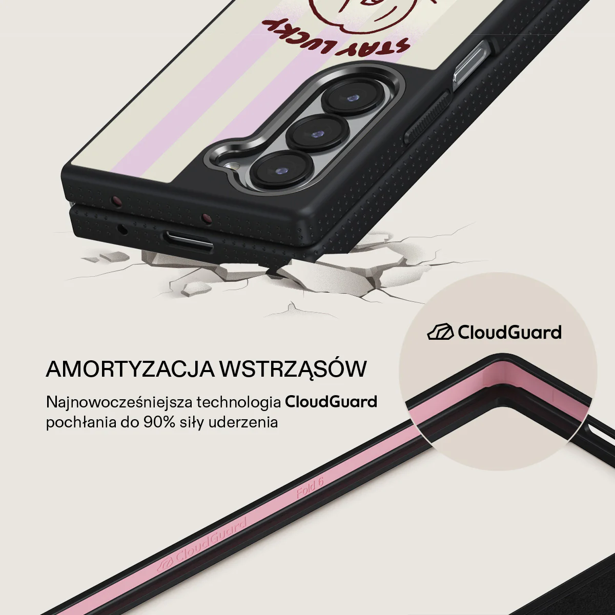 Stay Lucky - Samsung Galaxy Z Fold 6 Etui - Image 10