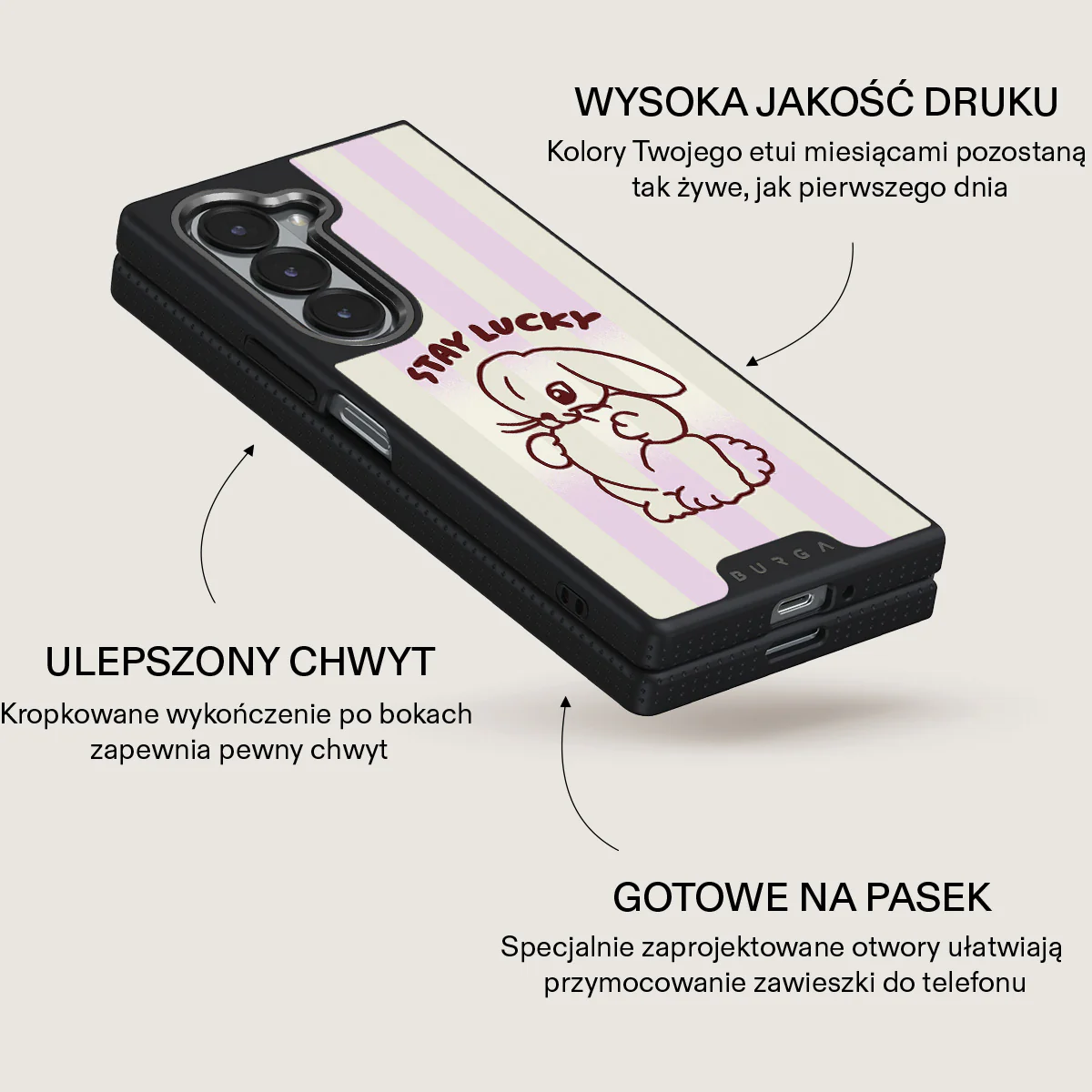 Stay Lucky - Samsung Galaxy Z Fold 6 Etui - Image 12