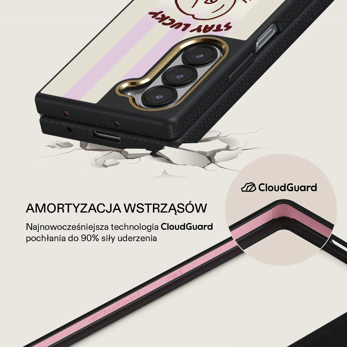 Stay Lucky - Samsung Galaxy Z Fold 6 Etui - Image 3